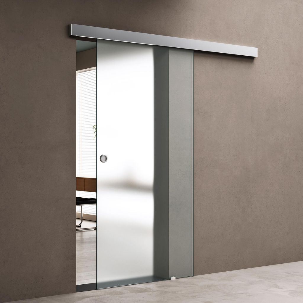 doporro Porte Coulissante en Verre pour L'intérieur 102,5cm Image du produit 