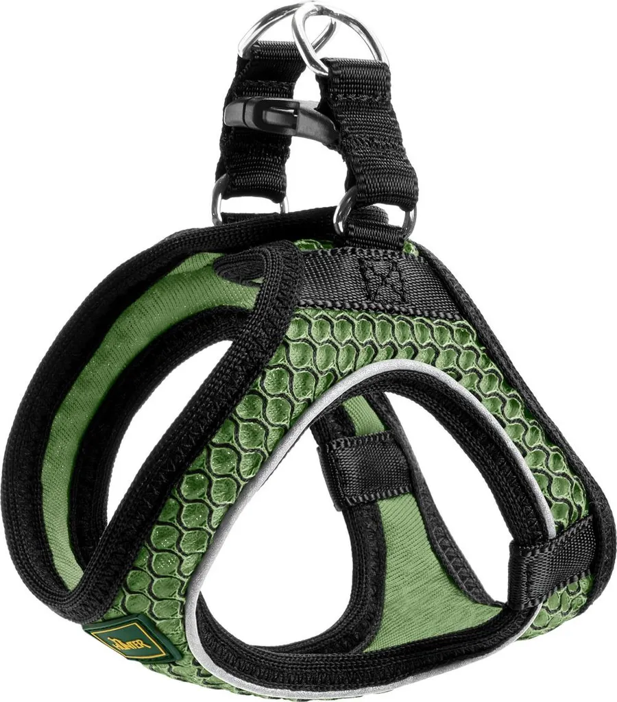 Pettorina Hunter Hilo Comfort M Lime | Step-In Ergonomica per Cani