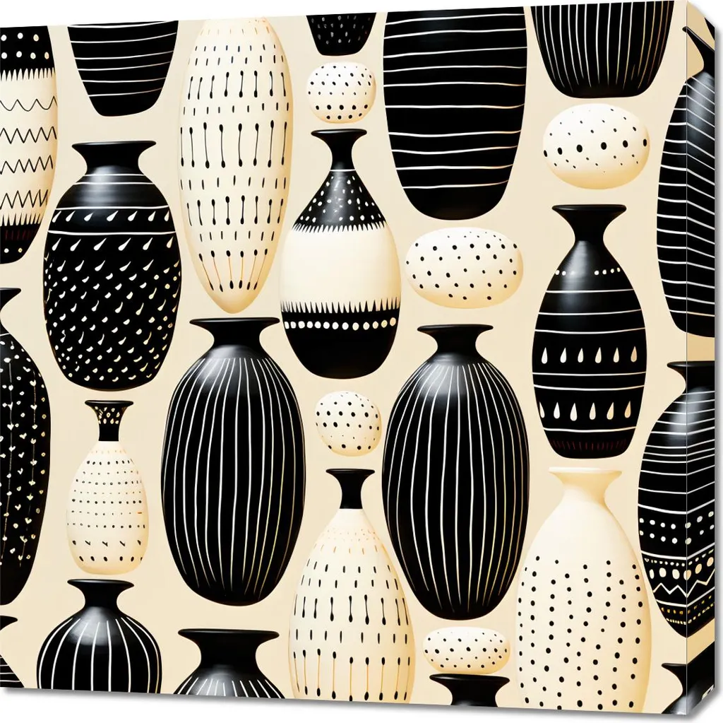 Decorazione Parete 70x70 cm - Armonia Monocromatica Design Moderno