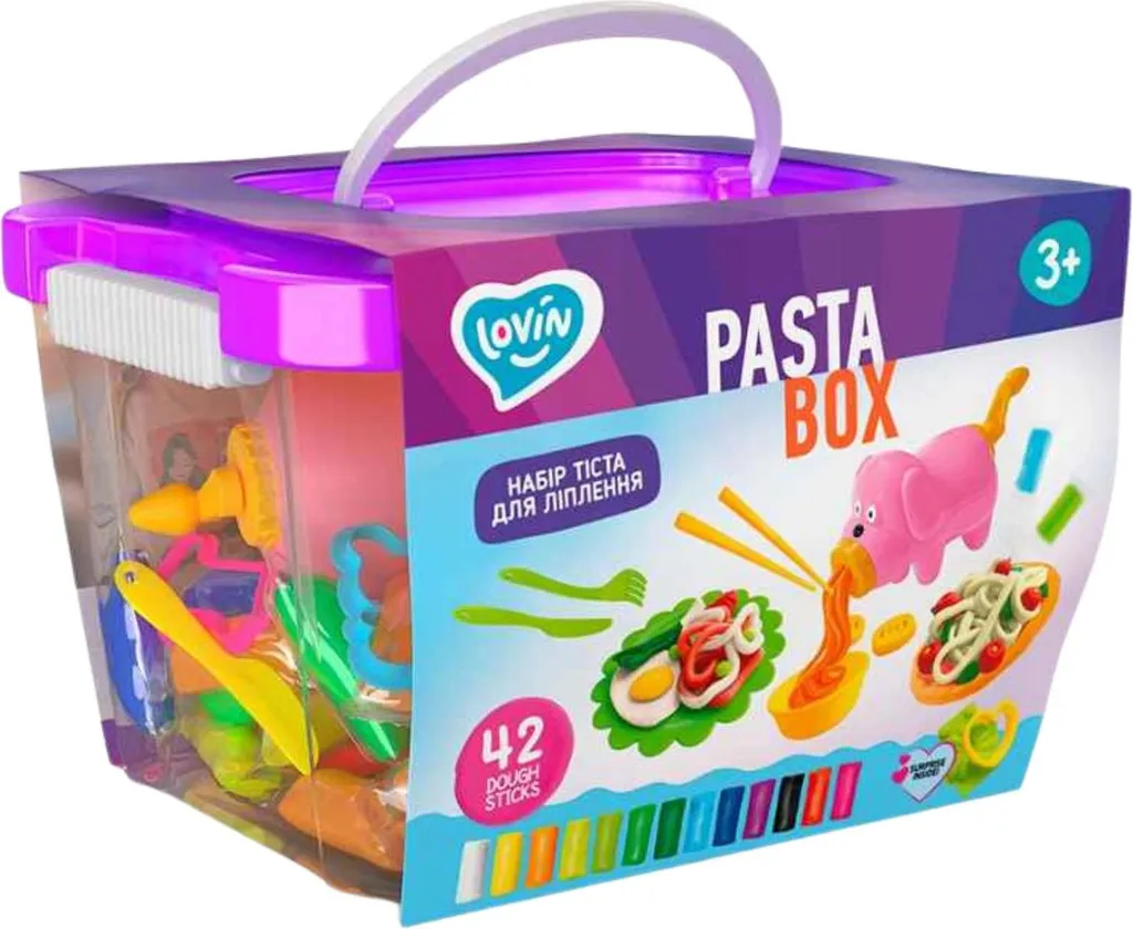 Coffret de modelage Pasta Box avec accessoires et pâte à modeler - 13