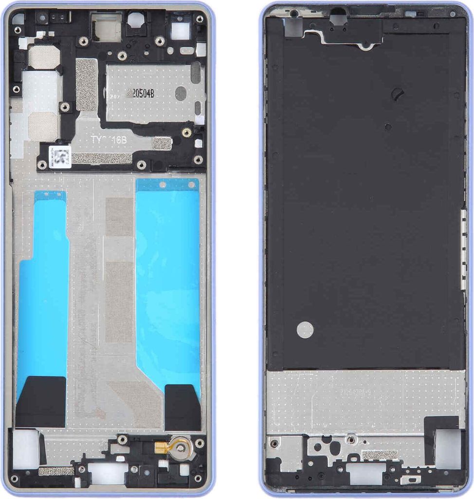 Middle Frame Mittelrahmen Rahmen für Sony Xperia 10 IV Lila Ersatzteil