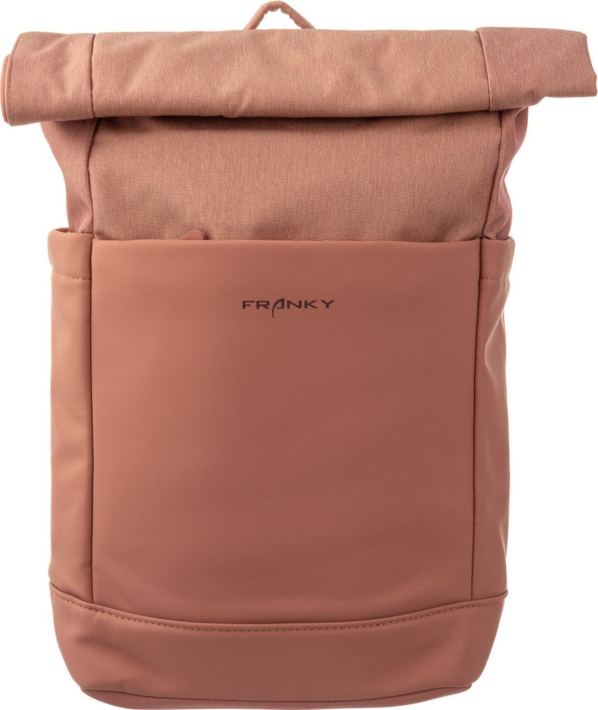 Franky RS90-F Freizeitrucksack mit Laptopfach ca. 17" und Trolleyaufsteckfunktion rose
