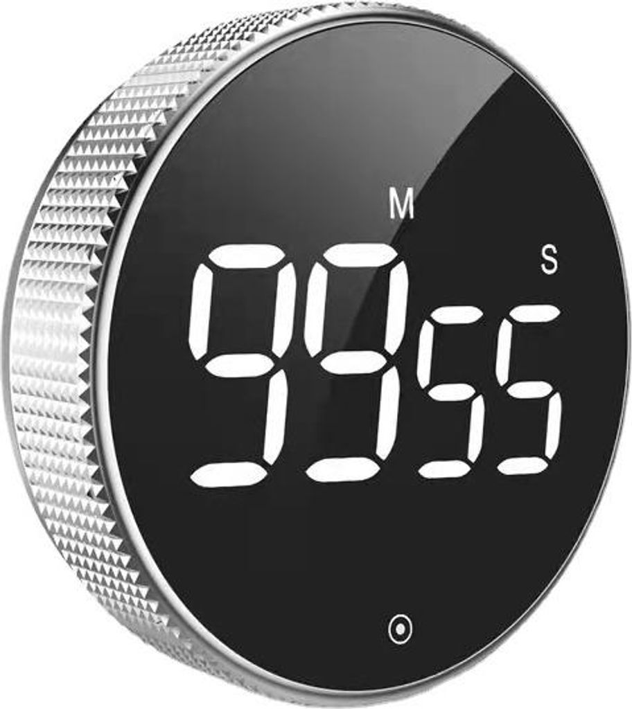 Digitaler Küchentimer – mit großem LED-Display, Lautstärke einstellbar, einfach zum Kochen und für Senioren und Kinder zu verwenden