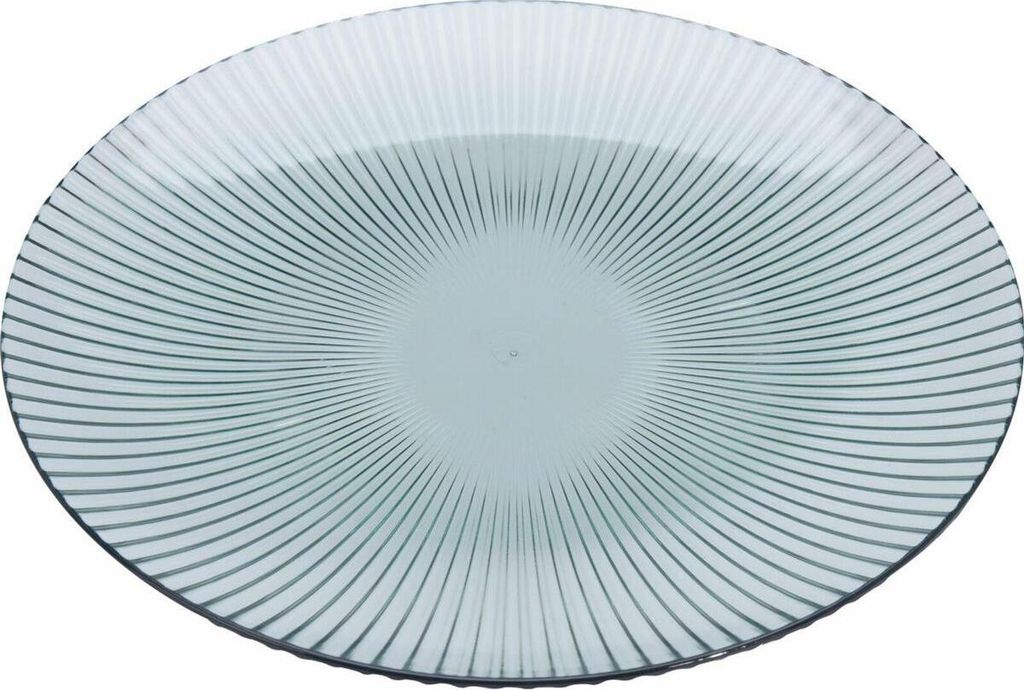 Excellent Housewear Dekoteller Streifen türkis 20cm Modern Produktbild 