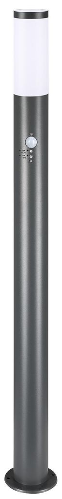 MONZANA Außenleuchte mit Bewegungsmelder Edelstahl 100cm Produktbild 