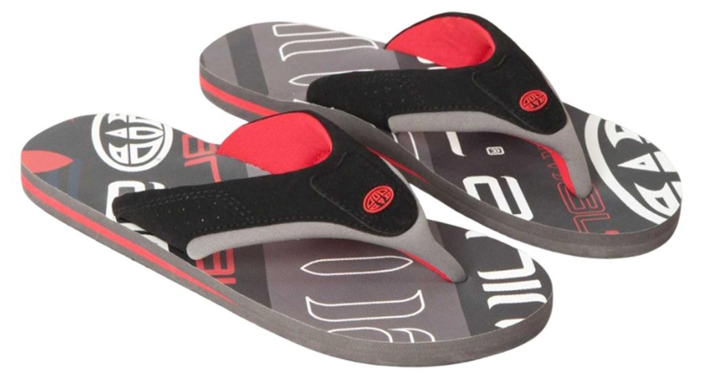 Animal - Herren Flipflops "Jekyl", recyceltes Material MW1129 (47 EU) (Dunkelgrau)