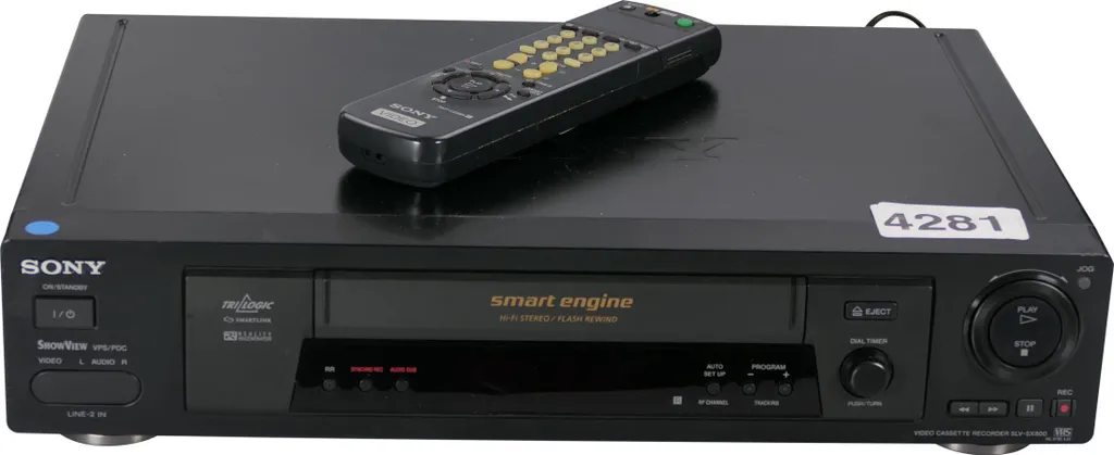 Magnétoscope Sony SLV-SX800 Smart Engine VHS Hi-Fi Stéréo 6 Têtes