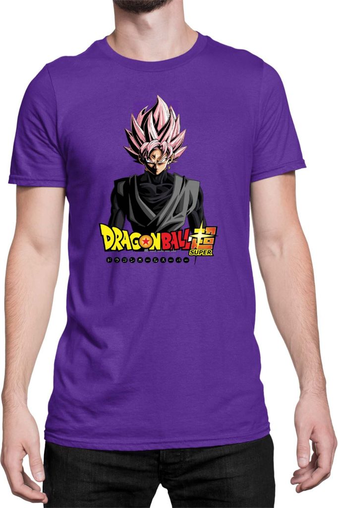 Herren T-Shirt Dragon Anime Manga Ball Z Goku 10, Man S / Lila