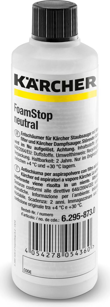 Neutralizator piany Karcher FoamStop 125ml do odkurzaczy z Zdjęcie produktu 