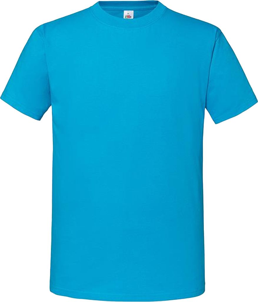 Fruit Of The Loom Herren Premium T-Shirt RW5974 (2XL) (Azure Blau)