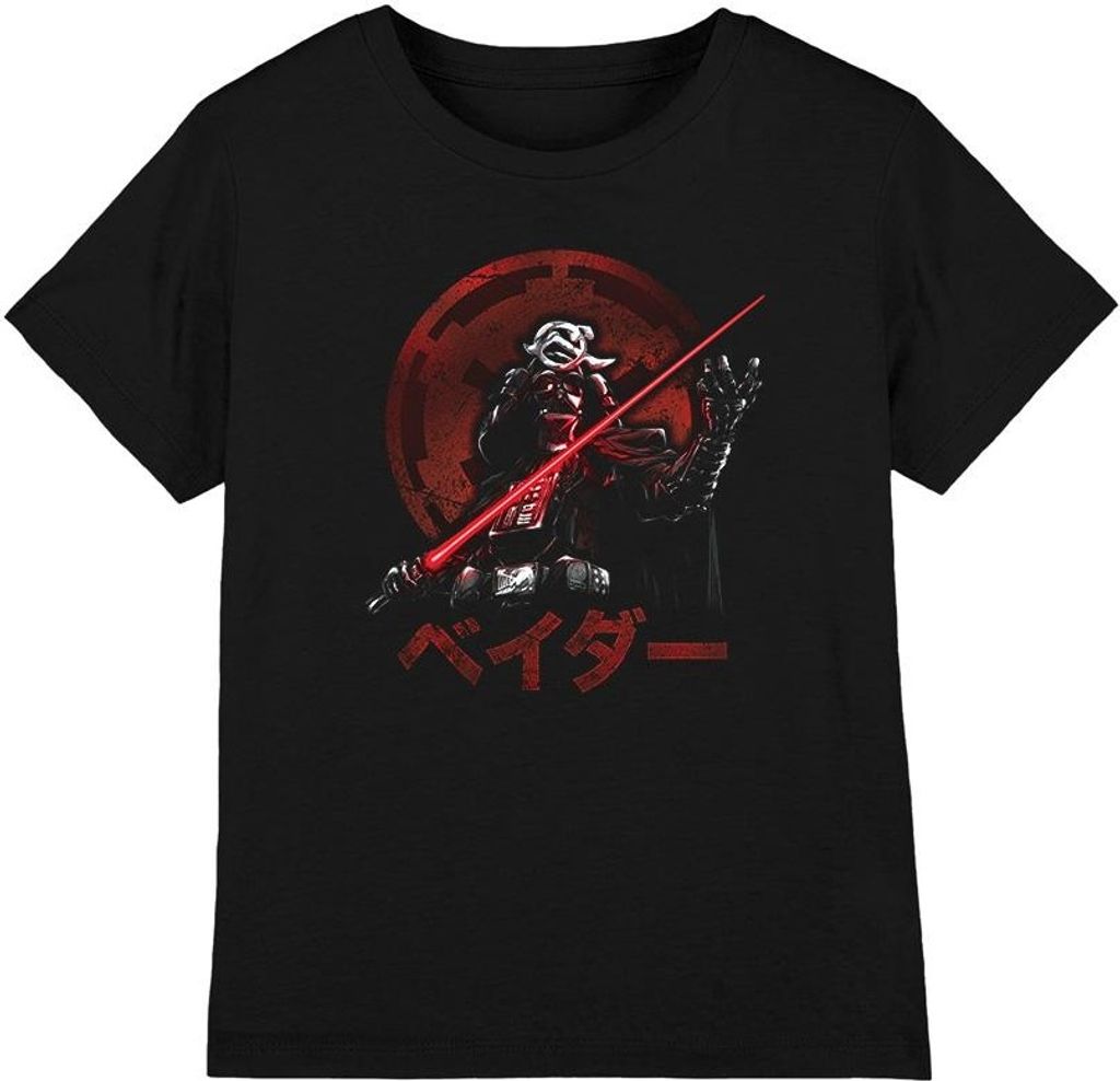 Star Wars - "Visions Vader" T-Shirt für Kinder TV3963 (152-158) (Schwarz)