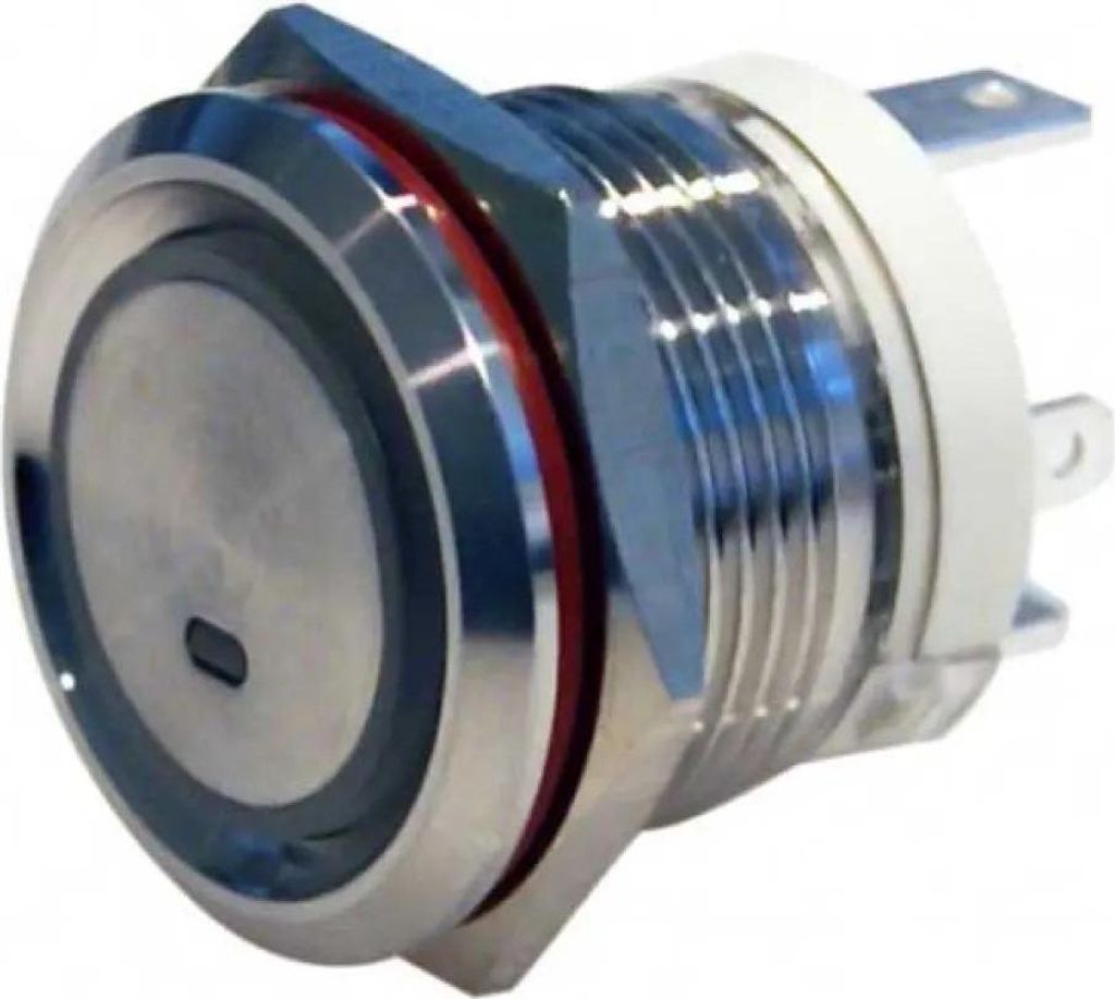 Oem Marine On-off Mom Led Schalter Silber Silber One Size