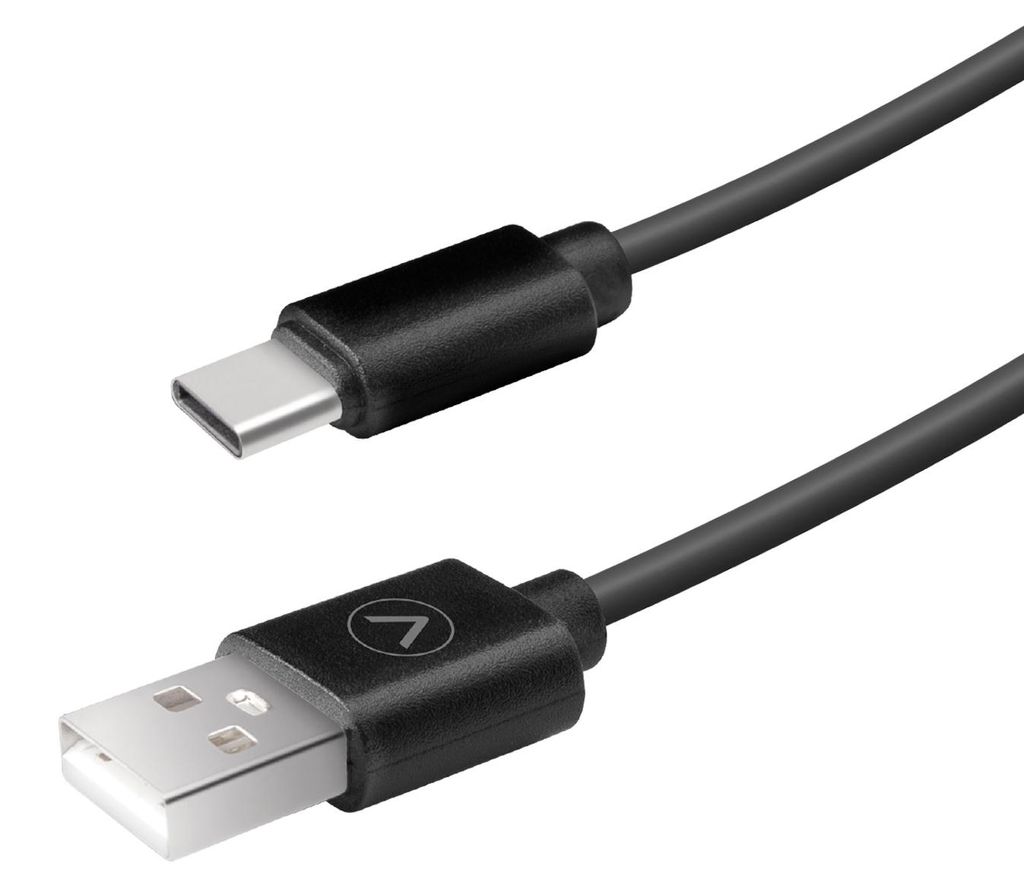 ViVanco VNITUSBAC10MMK, 1 m, USB A, USB C, USB 2.0, Schwarz