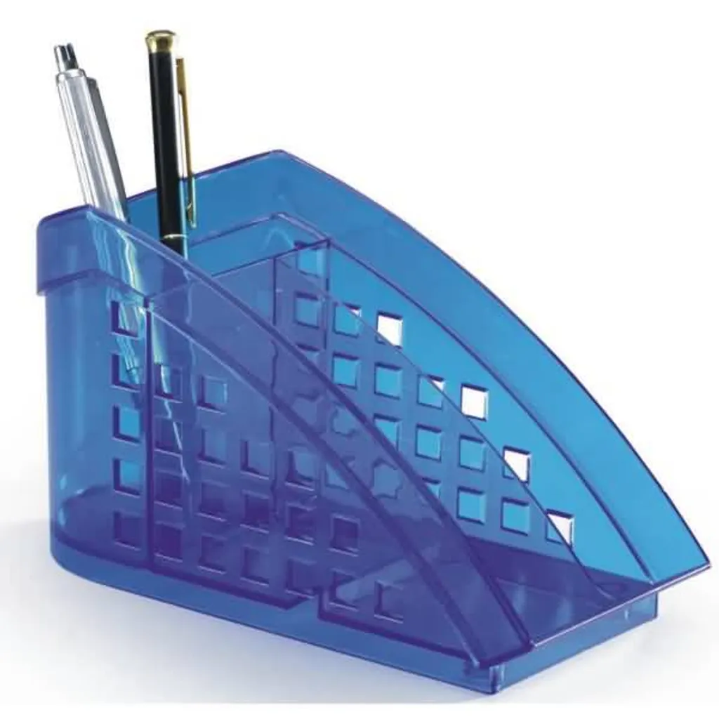 Rangement de bureau TREND DURABLE Bleu - Organiseur stable multi-compartiment - 4