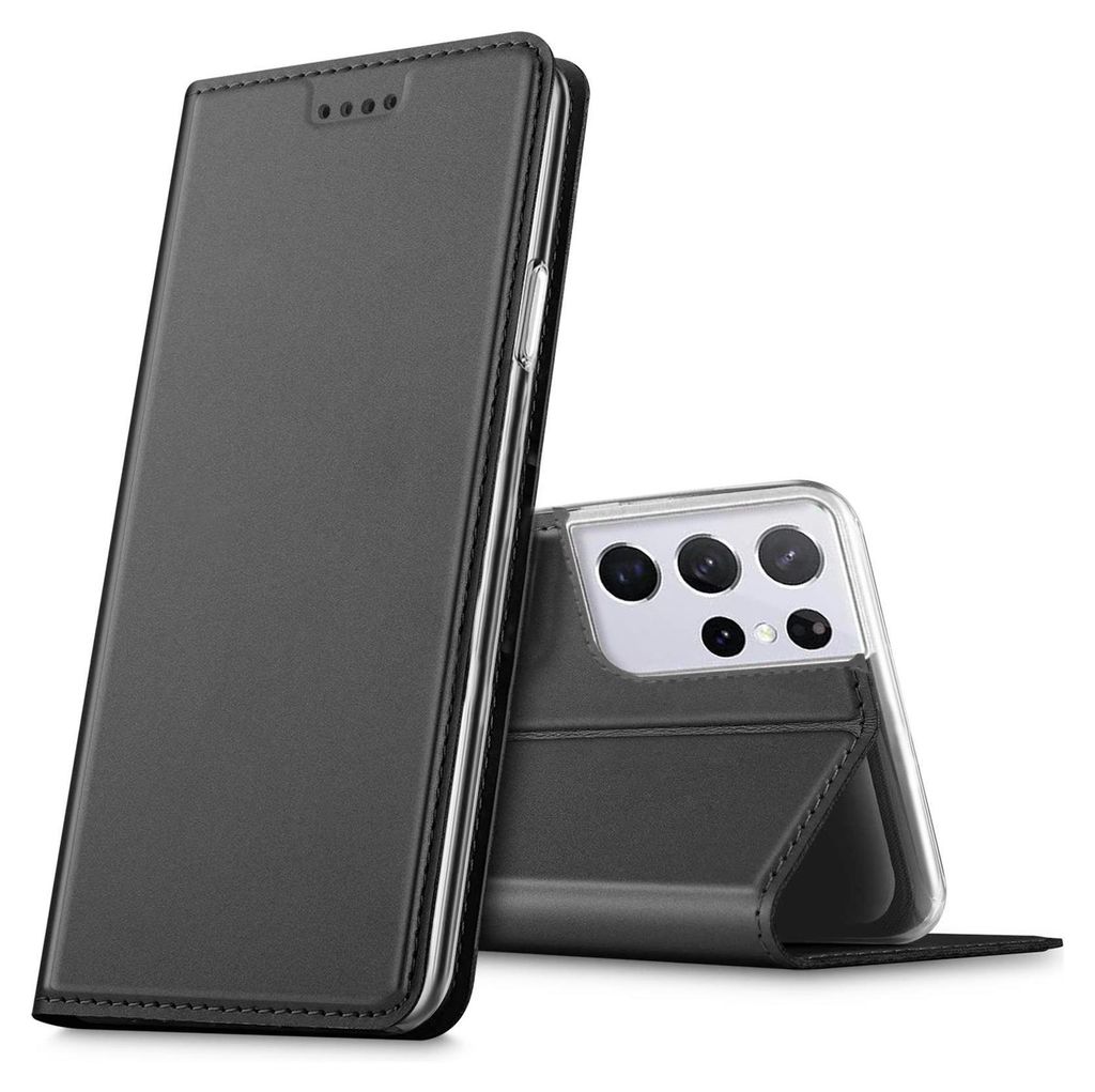 Handy Hülle Samsung Galaxy S21 Ultra Book Case Schutzhülle Tasche Slim Flip Cover Etui