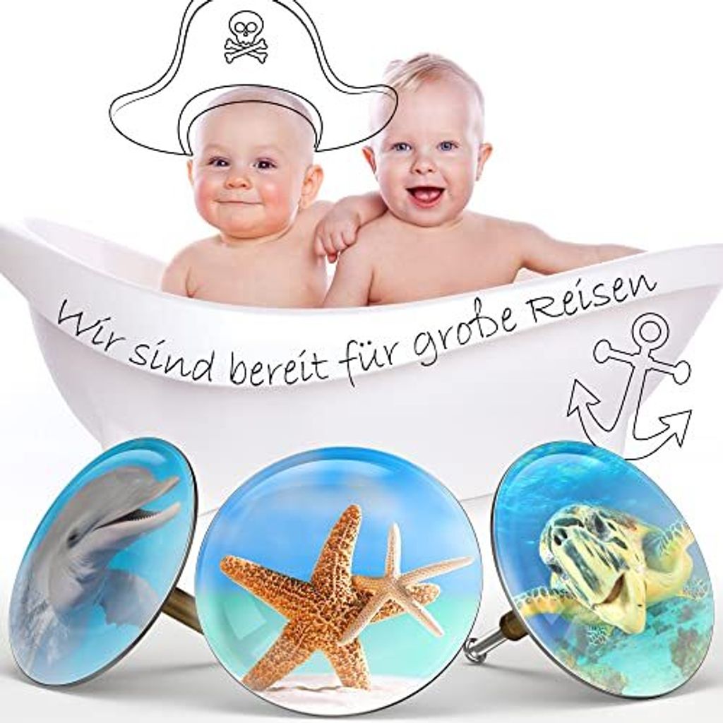 M. ROSENFELD HOME Badewannenstöpsel mit Motiv Seestern - Produktbild 4