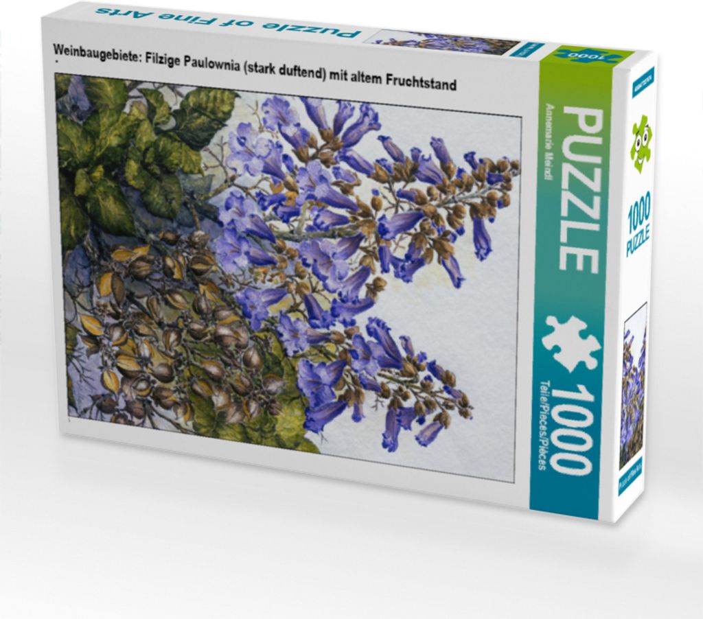 CALVENDO Puzzle Weinbaugebiete: Filzige Paulownia (stark Produktbild 