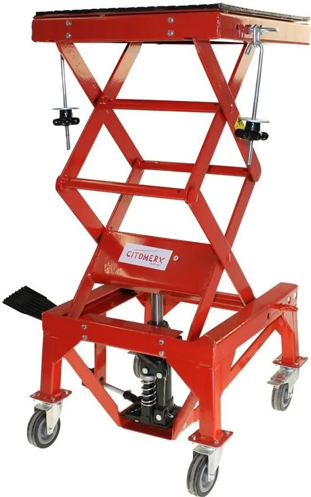 Lève-moto hydraulique XL pour Enduro et Cross avec Roulettes Pivot