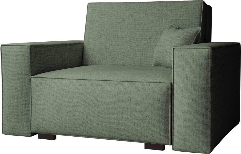 MIRJAN24 Schlafsofa Sofa Viva Vox I mit Schlaffunktion und Bettkasten, Polstercouch, Stilvoll Polstersofa vom Hersteller (Farbe: Neve 34)