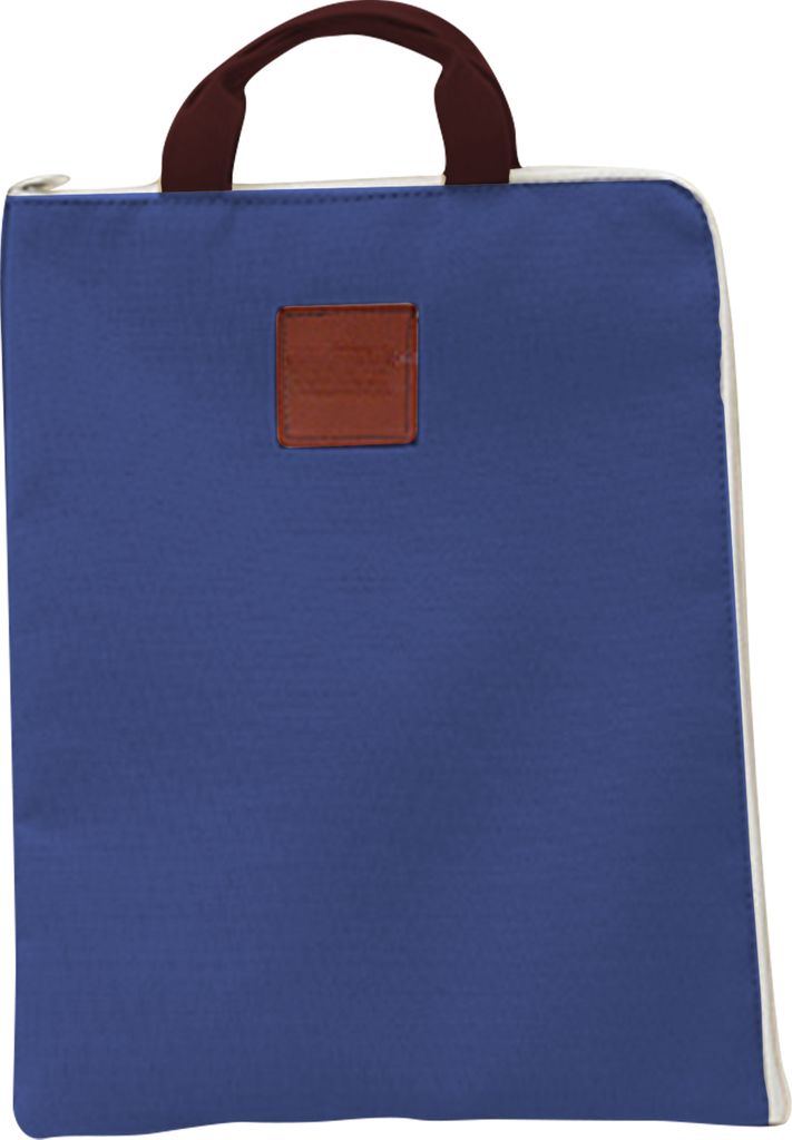 Dateibeutel mehrschichtige Canvas A4 Datei Ordner Document Pouch Speicherorganisator für Unternehmen für Unternehmen-Navy blau