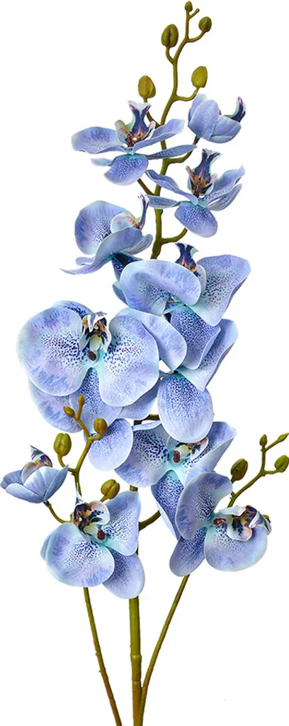 Fleur artificielle bleue 116 cm en plastique résistant Clayre & Eef