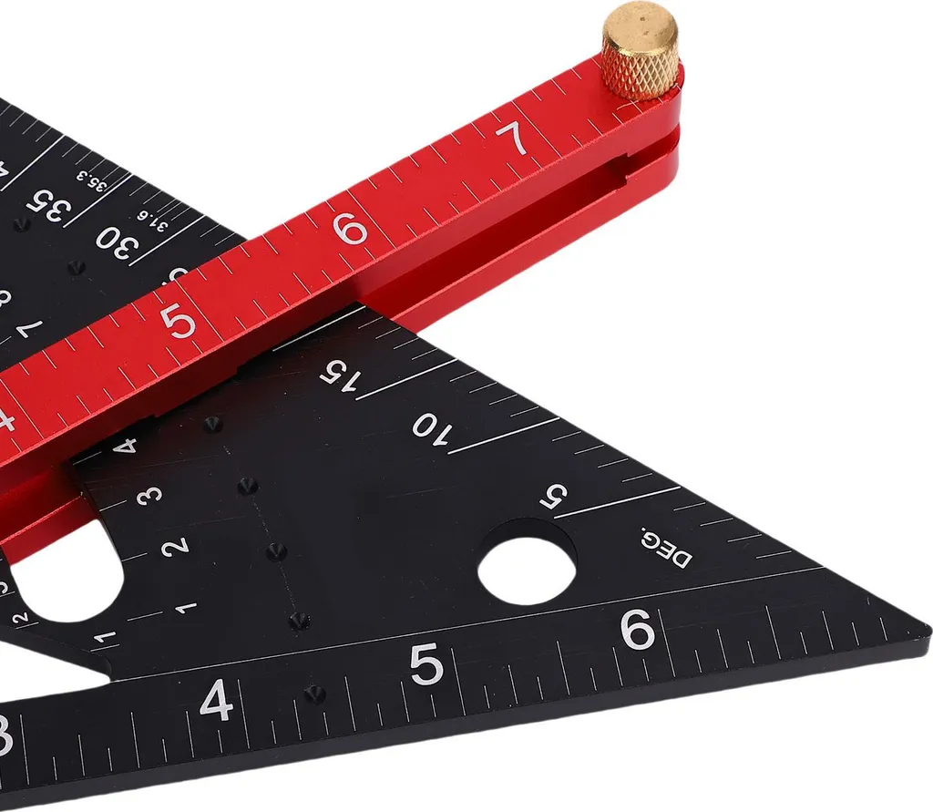 Équerre de menuisier bidirectionnelle réglable en aluminium robuste - 15
