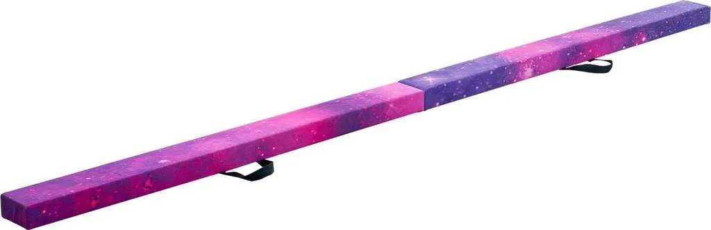 Poutre de gymnastique stable 2,4 m avec tapis antidérapant Galaxy