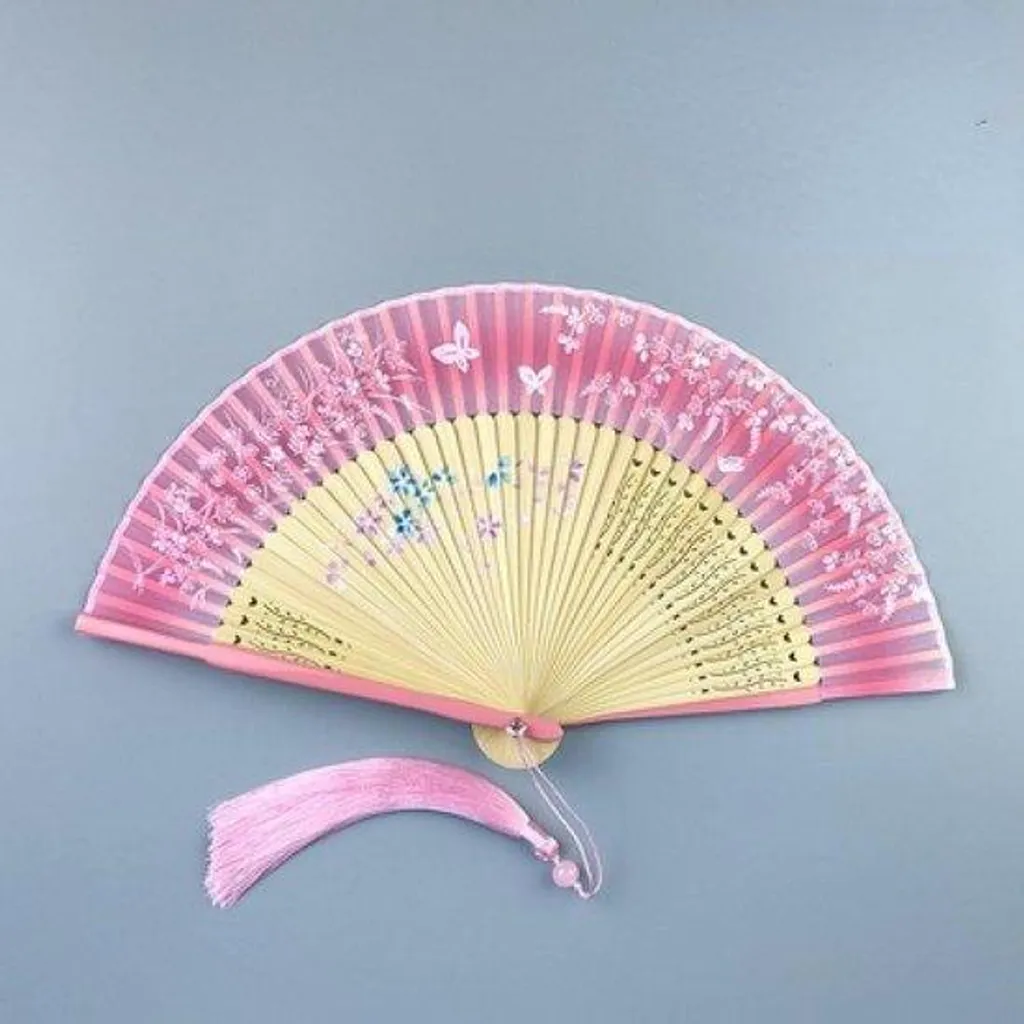 Éventail de poche chinois contre la chaleur - Accessoire photo élégant