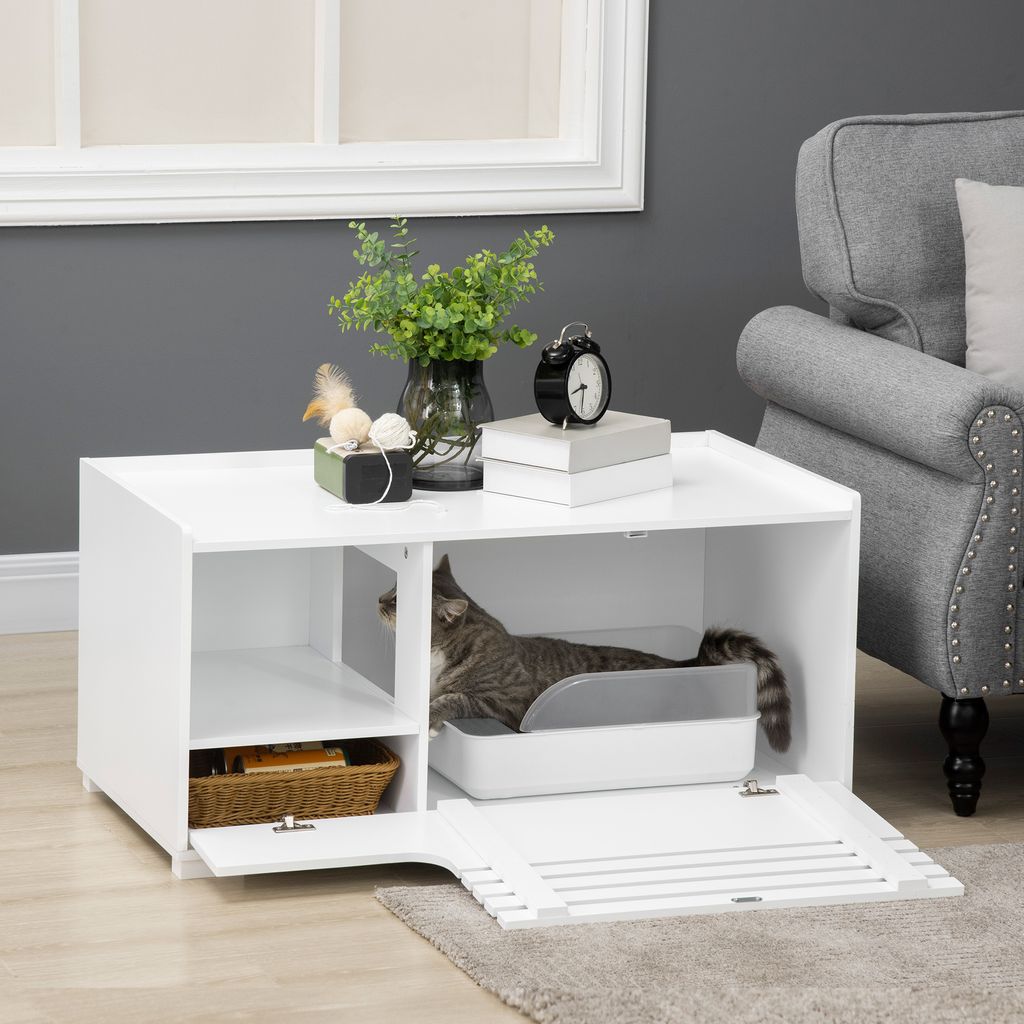 PawHut Katzenschrank für Katzentoilette Katzenklo Produktbild 2