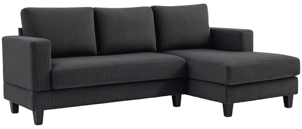 HOMCOM Hoekbank met chaise longue, L-vormig, met Productafbeelding 