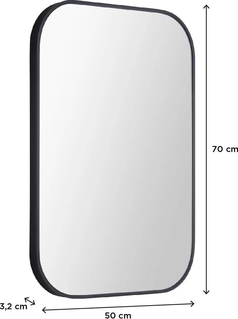 Specchiera LYA 50x70 cm | Eleganza Rettangolare per la tua Casa - 3