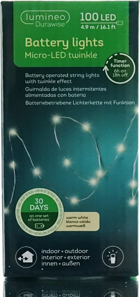 Ghirlanda luminosa Lumineo LED Micro con funzioni di Immagine del prodotto 