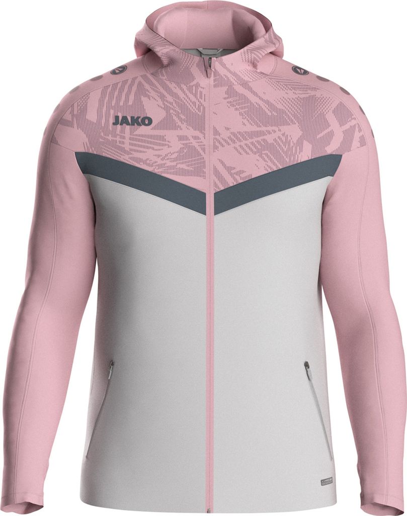 Jako Iconic Kapuzenjacke Herren - Marine / Chili Rot