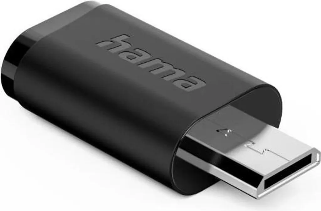 Adattatore Micro USB a USB-C Hama 00201744 - Confezione da 3 Neri