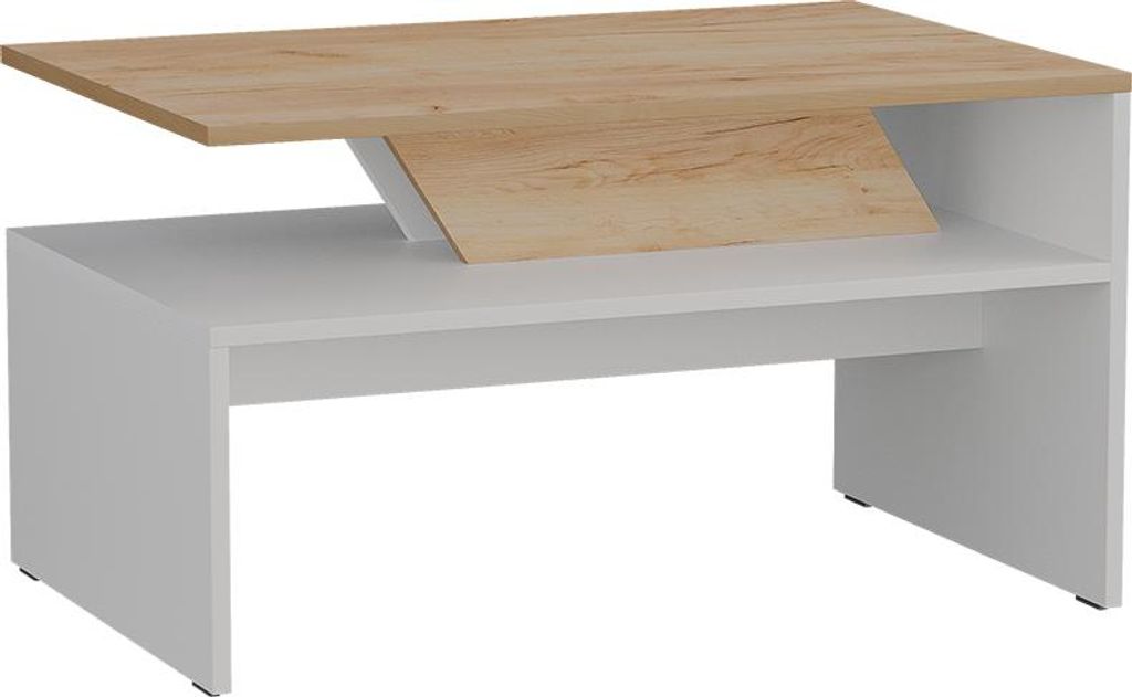 Couchtisch Vicco Arden Weiß/Artisan 80 x 52.6 cm, Model Produktbild 