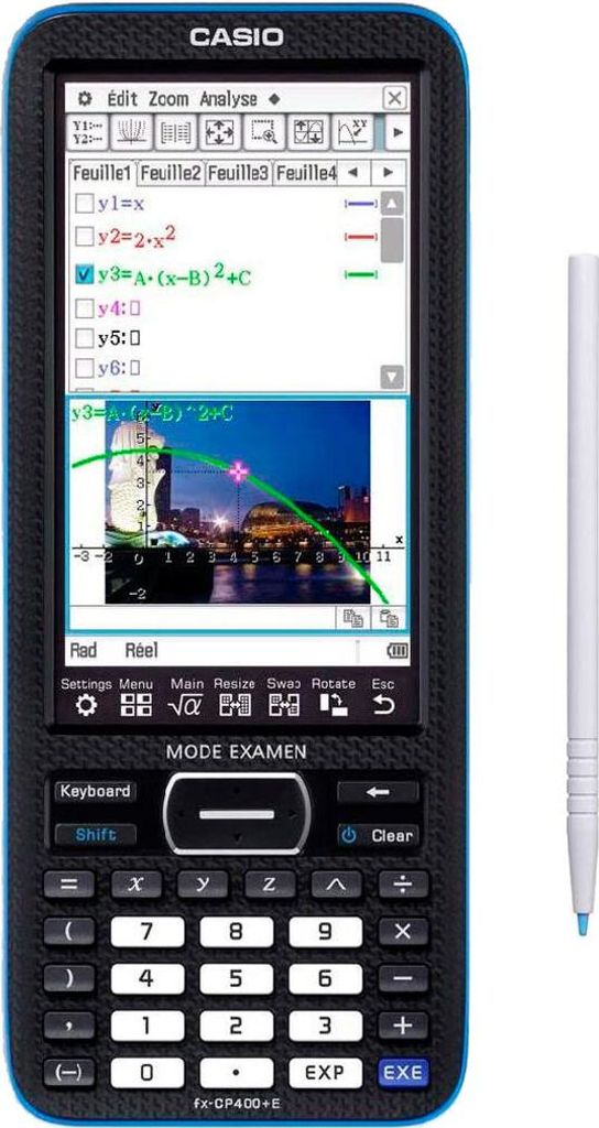 Casio ClassPad fx-CP400, Tasche, Grafikrechner, Akku, Produktbild 
