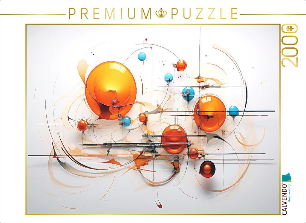 CALVENDO Puzzle Kosmische Kollisionen | 2000 Teile Lege-Größe 90x67cm Foto-Puzzle für glückliche Stunden