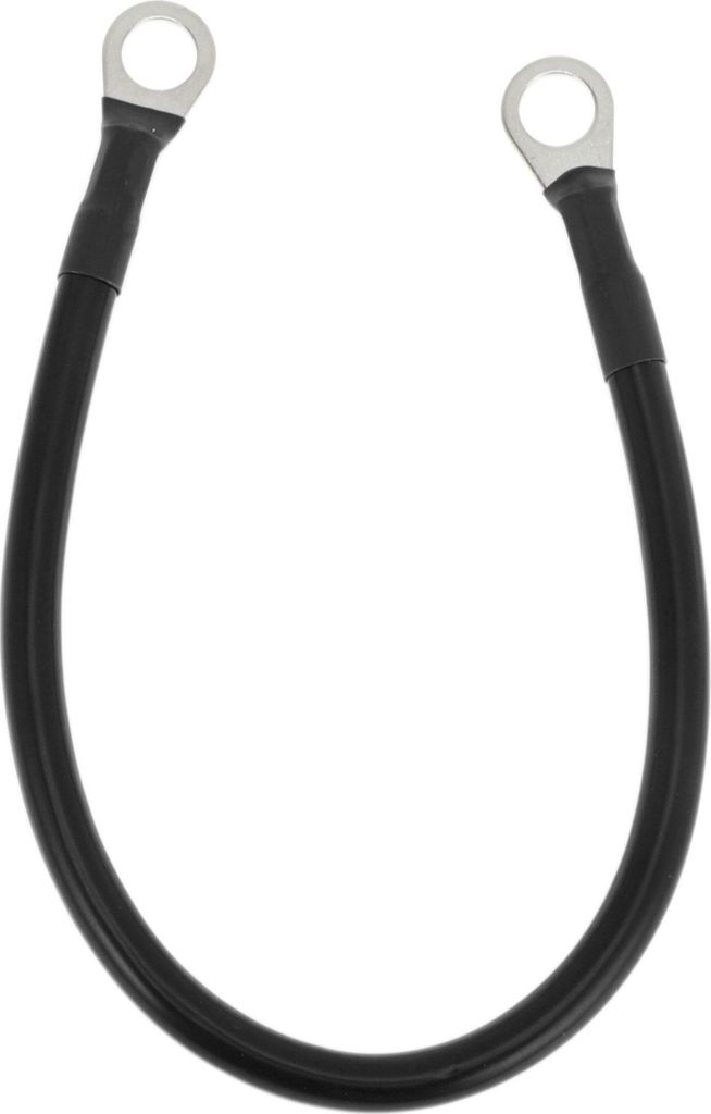 1 Stück Universal Batterie Wechselrichter Kabel 3/8" Lug 1FT Batteriekabel 5 AWG Gauge Schwarz Verzinntes Kupfer