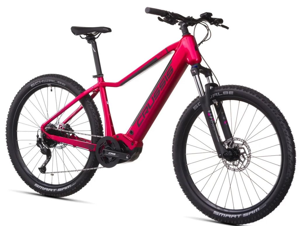 27,5 Zoll Damen E-bike Elektrofahrrad 2026 MTB Modell e-Guera 7.11-(715Wh) Crussis 19,88Ah 75Nm Rahmenhöhe 17" (43,2 cm) Pink