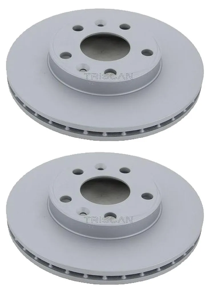 Jeu de disques de frein avant ventilés Ø 269 mm compatibles DACIA DUSTER