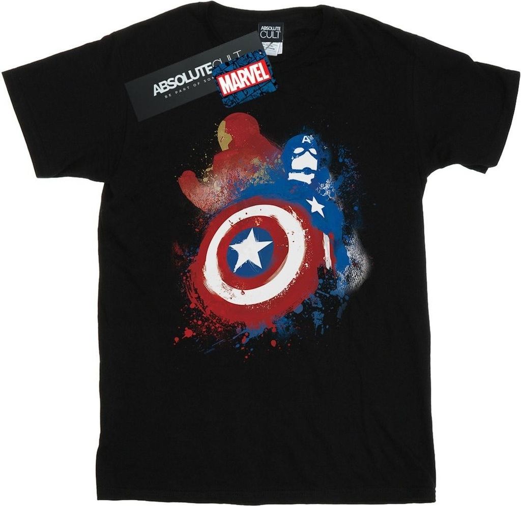 Marvel - "Civil War" T-Shirt für Herren BI20735 (L) (Schwarz)