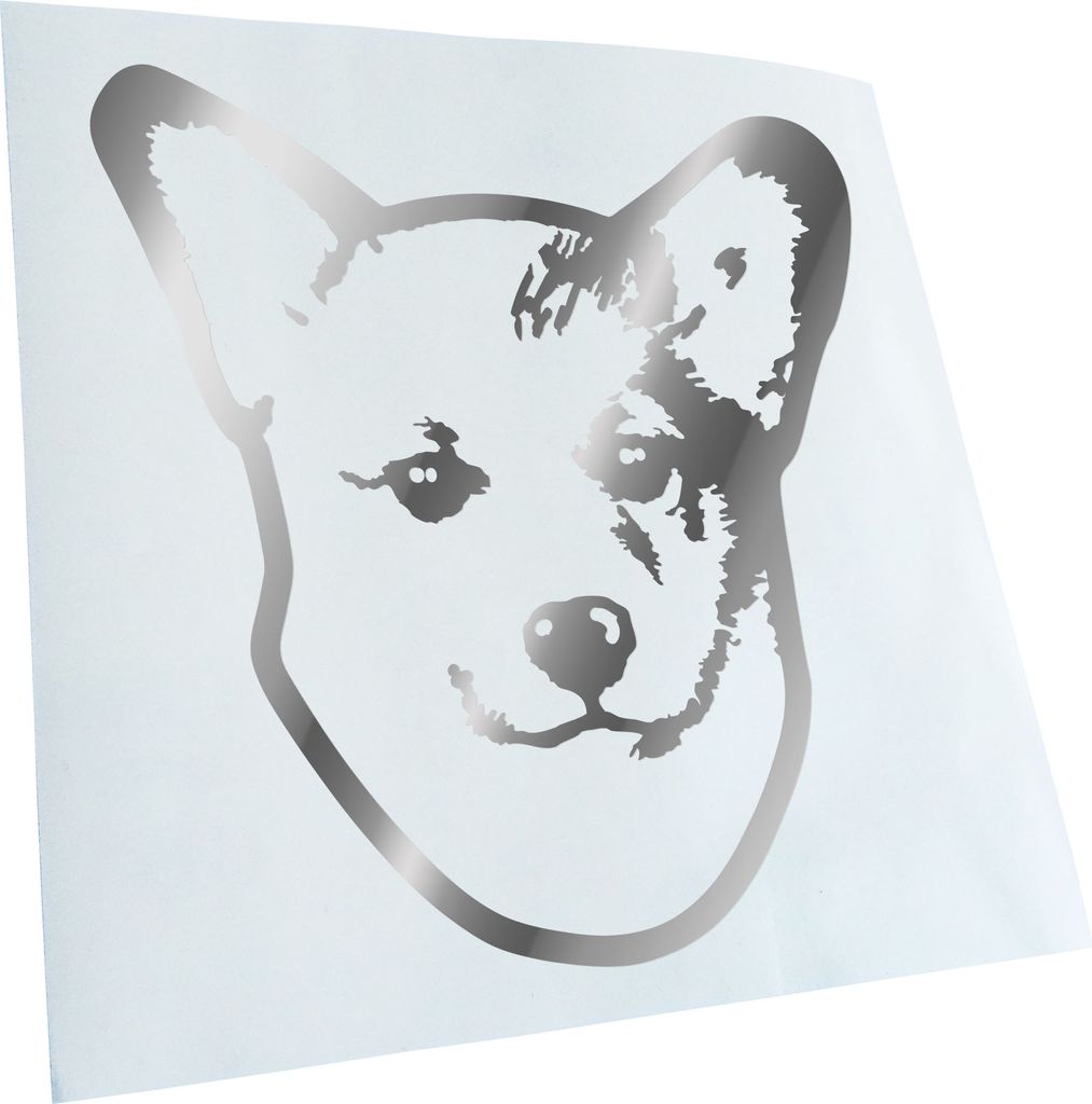 Kiwistar - Autoaufkleber - The Pembroke Welsh Corgi - Gold - 11x10cm - Aufkleber für Auto, Laptop, Fahrrad, LKW, Motorrad mehrfarbig JDM Decal Racing