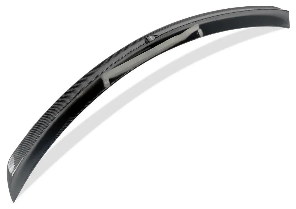 Spoiler Arrière Design Performance Universel en Finition Carbone Noir