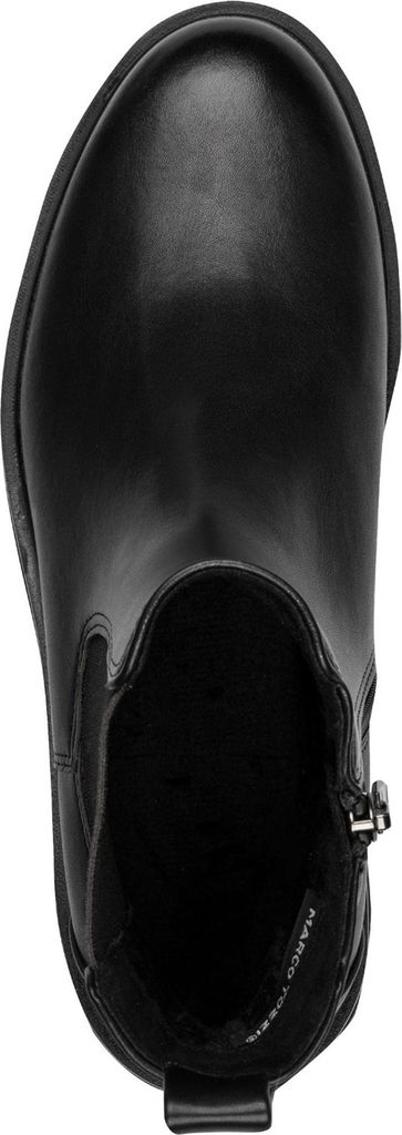 MARCO TOZZI Damen Stiefelette Chelsea Boot Plateau 2-25472-45, Größe:39 EU, Farbe:Schwarz