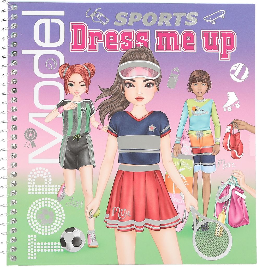 TOPModel Dress Me Up Stickerbuch Sports Produktbild 