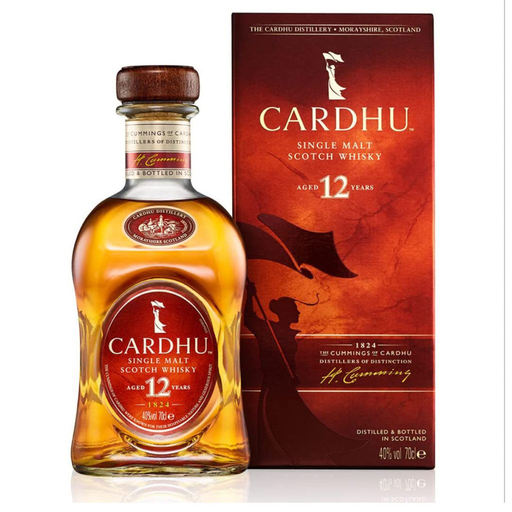 Cardhu 12 Years Single Malt Scotch Whisky v darčekovom Obrázok produktu 