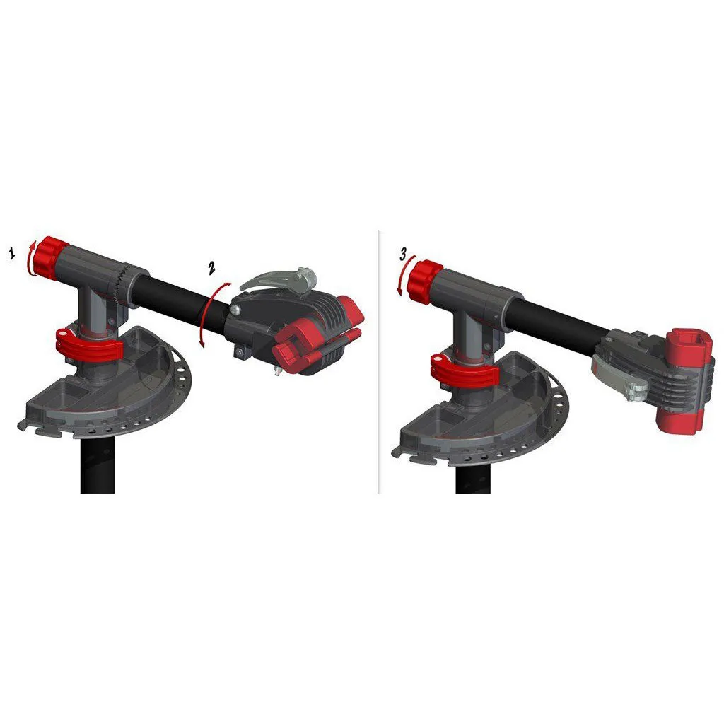 Support de réparation vélo IceToolz Franky Noir ajustable et stable - 5