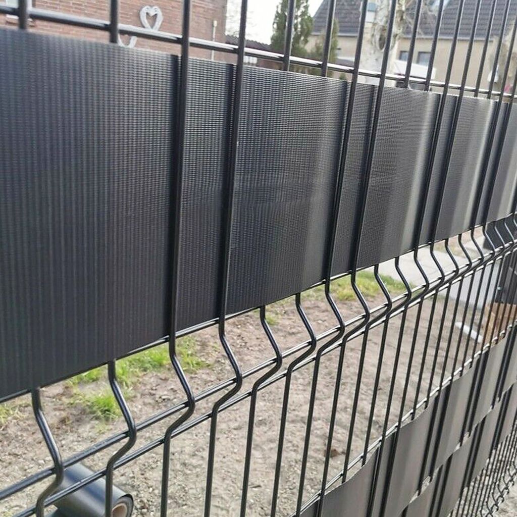 UISEBRT 35m x 19cm PVC Sichtschutzstreifen Doppelstabmatten Produktbild 8