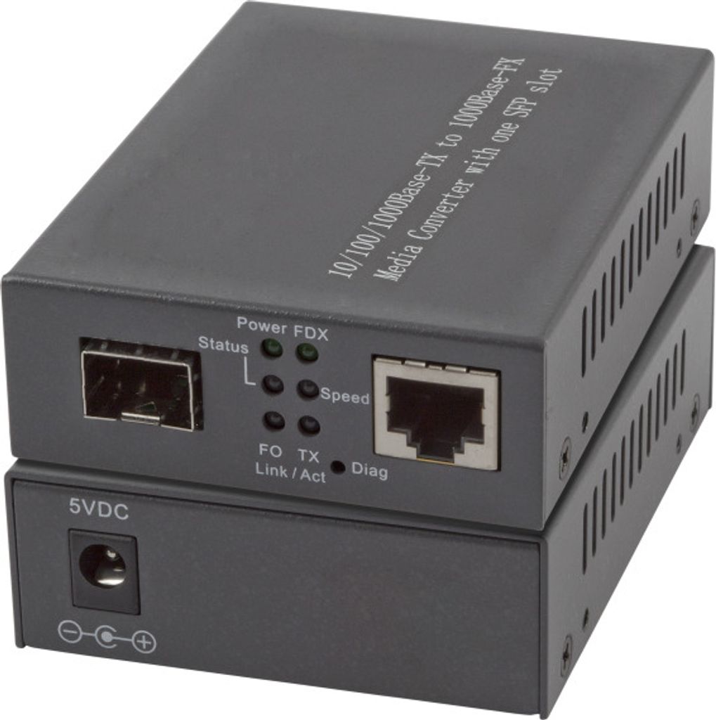 EFB Media Konverter 1x100/1000Mbit Rj45,1 x Gigabit SFP Port