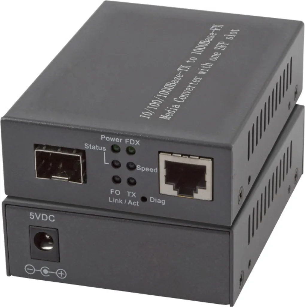 Extension Réseau Fibre avec Convertisseur Média Gigabit 1000Mbit et SFP